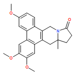 Dibenzo[f,h]pyrrolo[1,2-b]isoquinolin-11(9H)-one, 12,13,13a,14-tetrahydro-2,3,6-trimethoxy-13a-methyl-