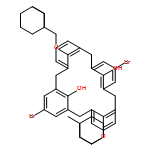 Pentacyclo[19.3.1.13,7.19,13.115,19]octacosa-1(25),3,5,7(28),9,11,13(27),15,17,19(26),21,23-dodecaene-25,27-diol, 11,23-dibromo-26,28-bis(decyloxy)-