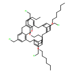 Pentacyclo[19.3.1.13,7.19,13.115,19]octacosa-1(25),3,5,7(28),9,11,13(27),15,17,19(26),21,23-dodecaene, 5,11,17,23-tetrakis(chloromethyl)-25,26,27,28-tetrakis(hexyloxy)-
