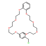 Dibenz[b,n][1,4,7,10,13,16,19,22]octaoxacyclotetracosin, 2-(chloromethyl)-6,7,9,10,12,13,20,21,23,24,26,27-dodecahydro-