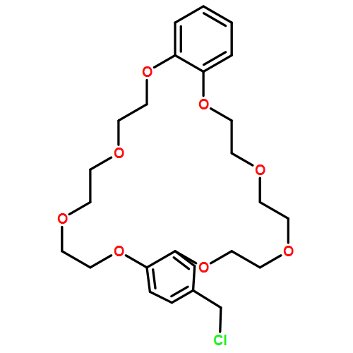 Dibenz[b,n][1,4,7,10,13,16,19,22]octaoxacyclotetracosin, 2-(chloromethyl)-6,7,9,10,12,13,20,21,23,24,26,27-dodecahydro-