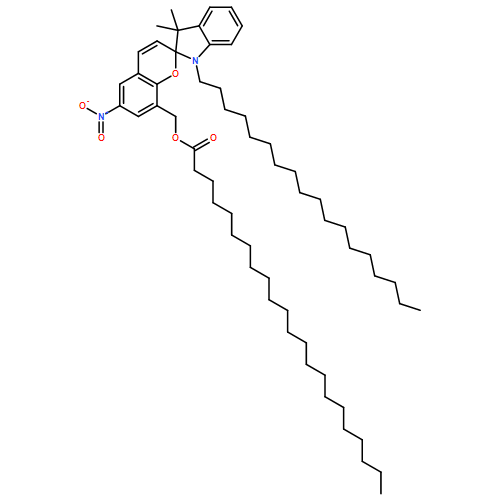 Docosanoic acid, (1',3'-dihydro-3',3'-dimethyl-6-nitro-1'-octadecylspiro[2H-1-benzopyran-2,2'-[2H]indol]-8-yl)methyl ester