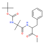 L-Phenylalanine, N-[(1,1-dimethylethoxy)carbonyl]-2-methylalanyl-, methyl ester