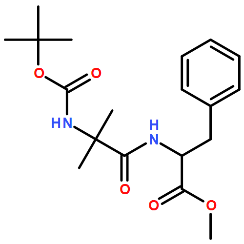 L-Phenylalanine, N-[(1,1-dimethylethoxy)carbonyl]-2-methylalanyl-, methyl ester