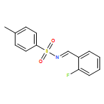 Benzenesulfonamide, N-[(2-fluorophenyl)methylene]-4-methyl-