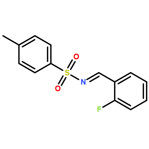 Benzenesulfonamide, N-[(2-fluorophenyl)methylene]-4-methyl-