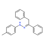 Ethanone, 1,2-diphenyl-, (4-methylphenyl)hydrazone