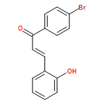 2-Propen-1-one, 1-(4-bromophenyl)-3-(2-hydroxyphenyl)-, (2E)-