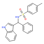 Benzenesulfonamide, N-[(S)-1H-indol-3-ylphenylmethyl]-4-methyl-