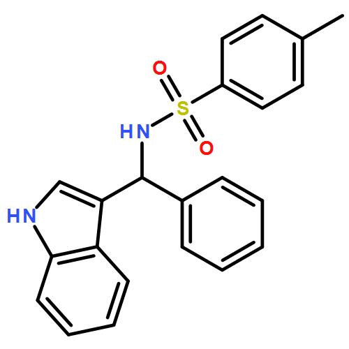 Benzenesulfonamide, N-[(S)-1H-indol-3-ylphenylmethyl]-4-methyl-