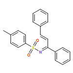 Benzenesulfonamide, N-(1,3-diphenyl-2-propen-1-ylidene)-4-methyl-