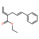 4-Pentenoic acid, 2-ethenylidene-5-phenyl-, ethyl ester, (4E)-