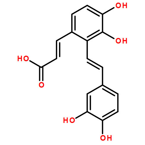 2-Propenoic acid, 3-[2-[(1E)-2-(3,4-dihydroxyphenyl)ethenyl]-3,4-dihydroxyphenyl]-, (2E)-