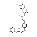 Benzenepropanoic acid, α-[[(2E)-3-[3-[[(1Z)-1-carboxy-2-(3,4-dihydroxyphenyl)ethenyl]oxy]-4-hydroxyphenyl]-1-oxo-2-propen-1-yl]oxy]-3,4-dihydroxy-, (αR)-
