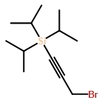 Silane, (3-bromo-1-propyn-1-yl)tris(1-methylethyl)-
