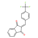 1H-Indene-1,3(2H)-dione, 2-[[4-(trifluoromethyl)phenyl]methylene]-