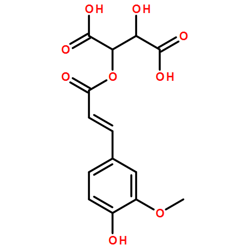 Butanedioic acid, 2-hydroxy-3-[[3-(4-hydroxy-3-methoxyphenyl)-1-oxo-2-propen-1-yl]oxy]-, (2R,3R)-
