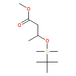 Butanoic acid, 3-[[(1,1-dimethylethyl)dimethylsilyl]oxy]-, methyl ester, (3R)-