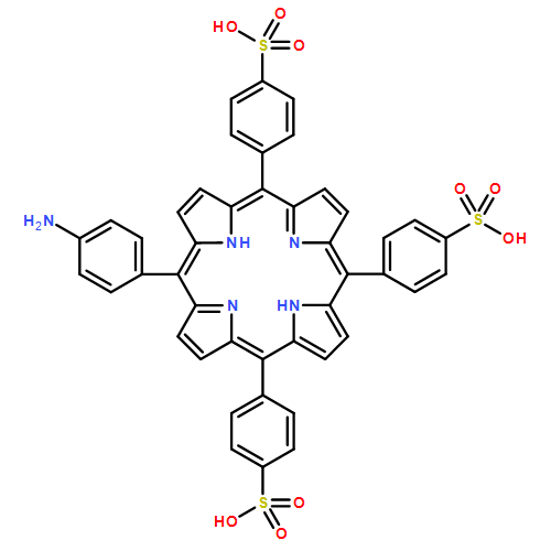 Benzenesulfonic acid, 4,4',4''-[20-(4-aminophenyl)-21H,23H-porphine-5,10,15-triyl]tris-