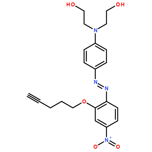 Ethanol, 2,2'-[[4-[2-[4-nitro-2-(4-pentyn-1-yloxy)phenyl]diazenyl]phenyl]imino]bis-