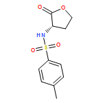 Benzenesulfonamide, 4-methyl-N-(tetrahydro-2-oxo-3-furanyl)-, (S)-