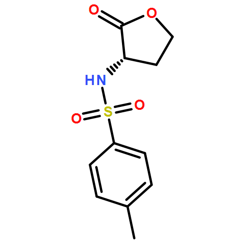 Benzenesulfonamide, 4-methyl-N-(tetrahydro-2-oxo-3-furanyl)-, (S)-
