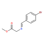 Glycine, N-[(4-bromophenyl)methylene]-, methyl ester, (E)-