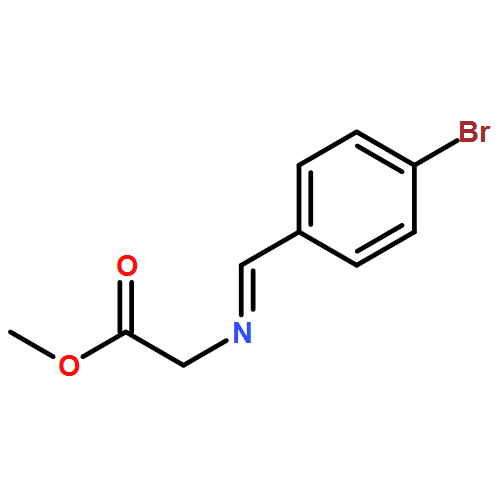 Glycine, N-[(4-bromophenyl)methylene]-, methyl ester, (E)-