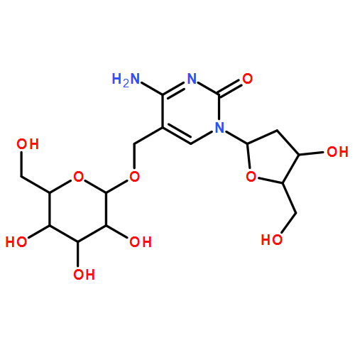 Cytidine, 2'-deoxy-5-[(β-D-glucopyranosyloxy)methyl]-