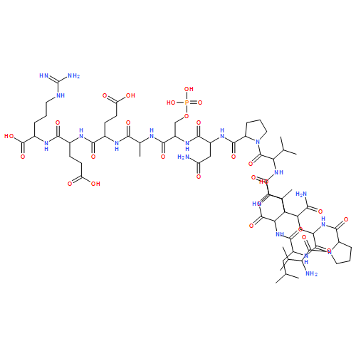 L-Arginine, L-valyl-L-prolyl-L-glutaminyl-L-leucyl-L-α-glutamyl-L-isoleucyl-L-valyl-L-prolyl-L-asparaginyl-O-phosphono-L-seryl-L-alanyl-L-α-glutamyl-L-α-glutamyl-