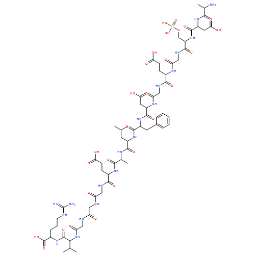 L-Arginine, L-alanyl-L-α-aspartyl-O-phosphono-L-serylglycyl-L-α-glutamylglycyl-L-α-aspartyl-L-phenylalanyl-L-leucyl-L-alanyl-L-α-glutamylglycylglycylglycyl-L-valyl-