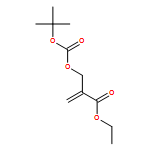 2-Propenoic acid, 2-[[[(1,1-dimethylethoxy)carbonyl]oxy]methyl]-, ethyl ester