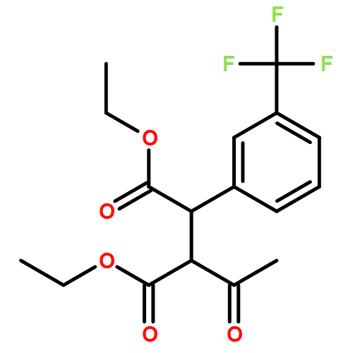 Butanedioic acid, 2-acetyl-3-[3-(trifluoromethyl)phenyl]-, 1,4-diethyl ester