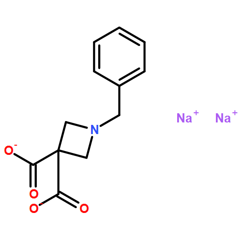 3,3-Azetidinedicarboxylic acid, 1-(phenylmethyl)-, disodium salt