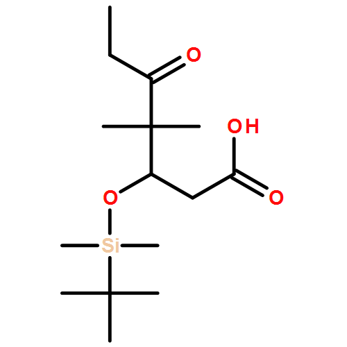 Heptanoic acid, 3-[[(1,1-dimethylethyl)dimethylsilyl]oxy]-4,4-dimethyl-5-oxo-, (3S)-