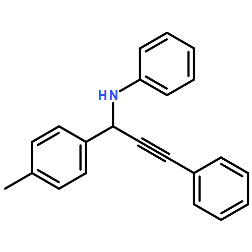 Benzenemethanamine, 4-methyl-N-phenyl-α-(2-phenylethynyl)-