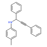 Benzenemethanamine, N-(4-methylphenyl)-α-(2-phenylethynyl)-