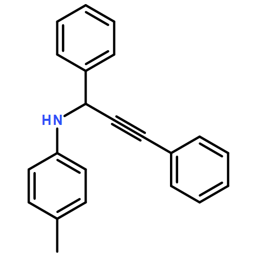 Benzenemethanamine, N-(4-methylphenyl)-α-(2-phenylethynyl)-