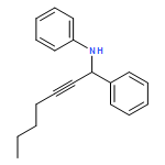 Benzenemethanamine, α-1-hexyn-1-yl-N-phenyl-
