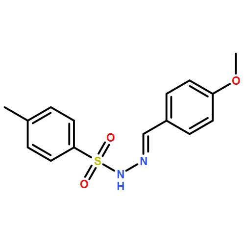 Benzenesulfonic acid, 4-methyl-, (2E)-2-[(4-methoxyphenyl)methylene]hydrazide