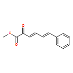 3,5-Hexadienoic acid, 2-oxo-6-phenyl-, methyl ester, (3E,5E)-