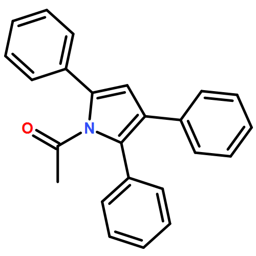 Ethanone, 1-(2,3,5-triphenyl-1H-pyrrol-1-yl)-