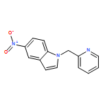 1H-Indole, 5-nitro-1-(2-pyridinylmethyl)-