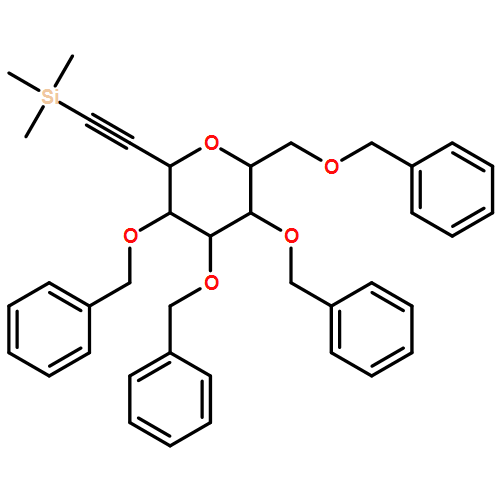 D-glycero-D-gulo-Oct-1-ynitol, 3,7-anhydro-1,2-dideoxy-4,5,6,8-tetrakis-O-(phenylmethyl)-1-(trimethylsilyl)-