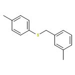 Benzene, 1-methyl-3-[[(4-methylphenyl)thio]methyl]-