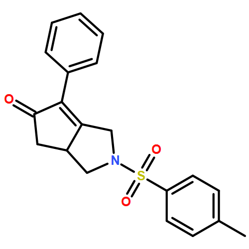 Cyclopenta[c]pyrrol-5(1H)-one, 2,3,3a,4-tetrahydro-2-[(4-methylphenyl)sulfonyl]-6-phenyl-