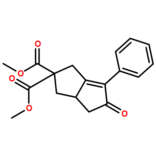 2,2(1H)-Pentalenedicarboxylic acid, 3,3a,4,5-tetrahydro-5-oxo-6-phenyl-, 2,2-dimethyl ester