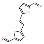 2-Thiophenecarboxaldehyde, 5,5'-(1E)-1,2-ethenediylbis-