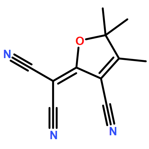 Propanedinitrile, 2-(3-cyano-4,5,5-trimethyl-2(5H)-furanylidene)-
