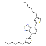 2,1,3-Benzothiadiazole, 4,7-bis(4-hexyl-2-thienyl)-